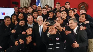 La recepción del Presidente Piñera a la sub 17 que logró el subcampeonato sudamericano