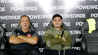 Javier Altamirano asistió al partido de Estudiantes de La Plata