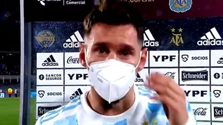 Lionel Messi rompió en llanto en la nueva celebración de Argentina por el título de la Copa América