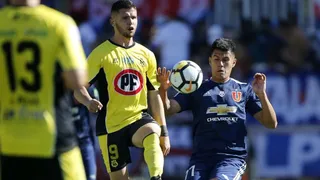 Mauro Caballero anotó de penal para mantener con vida a San Luis en su duelo con Universidad de Chile