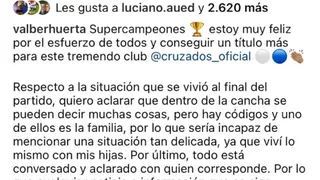 Valber Huerta tras encontrón con Falcón: Hay códigos y uno de ellos es la familia