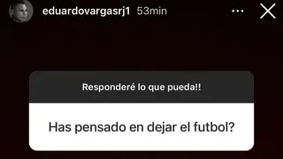Eduardo Vargas confesó que pensó dejar el fútbol un “par de veces”