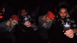 Mauricio Isla dio vuelta la página y se fue de fiesta con Marcianeke