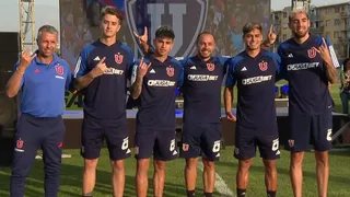 La presentación de los refuerzos de Universidad de Chile en el Centro Deportivo Azul