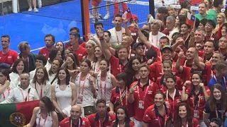 Chile clasificó primero de su grupo en el Mundial de pádel senior en España