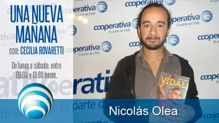 Nicolás Olea presentó la biografía de Arturo Vidal en “Una Nueva Mañana”