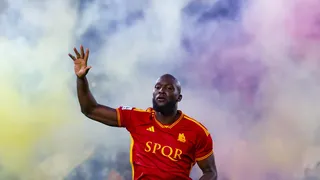 La espectacular presentación de Romelu Lukaku en el Olímpico de Roma