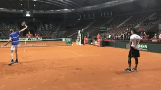 Marcelo “Chino” Ríos se puso la “8” de Arturo Vidal y deleitó con su tenis en Salzburgo