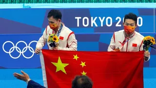 China obtuvo su tercera medalla de oro en el salto sincronizado de los Juegos Olímpicos Tokio 2020