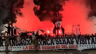 Colo Colo recibió un masivo hotelazo en Rancagua previo a su partido de Copa Chile