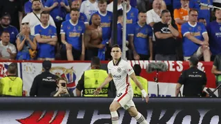 Santos Borré fue el héroe de Eintracht Frankfurt ante Rangers en la final de Europa League