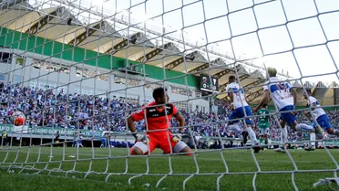 Un estadio emblemático del fútbol chileno amaneció así tras el temporal