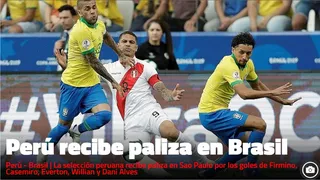 Prensa peruana criticó duramente a su selección tras goleada sufrida ante Brasil en Copa América