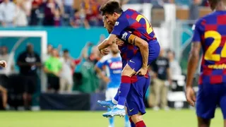 FC Barcelona impuso sus términos en Miami y superó a Napoli en amistoso de pretemporada