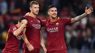 Edin Dzeko lideró la victoria de Roma ante CSKA Moscú