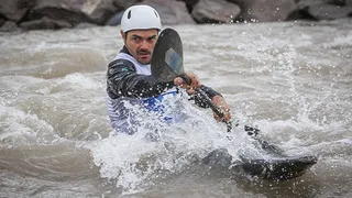 Santiago 2023: Andraz Echeverría rozó el bronce del canotaje slalom
