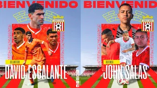Curicó incorporó a David Escalante y John Salas