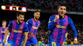 Barcelona salvó el empate ante Napoli en la Europa League con un polémico penal