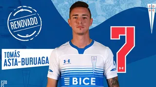 Universidad Católica extendió el préstamo de Tomás Asta-Buruaga por un año más