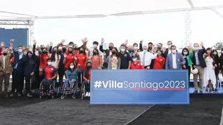 Presidente Piñera puso la primera piedra de la Villa Panamericana y Parapanamericana de Santiago 2023