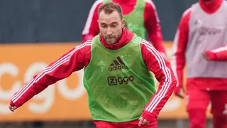 Christian Eriksen entrenó con los juveniles de Ajax a la espera de encontrar club