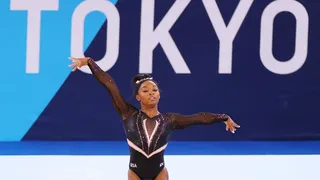 Simone Biles acaparó las miradas con su rutina de entrenamiento en los Juegos Olímpicos