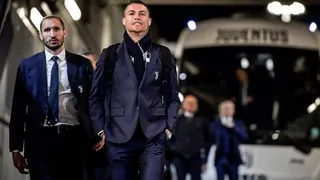 ¿Broma de mal gusto? El irónico gesto de Cristiano al llegar al duelo entre Juventus e Inter