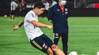 Colombia alistó en el Estadio Nacional su duelo ante Chile por Clasificatorias