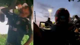 “Seguro son de Santos”: Jugador de Palmeiras fue abordado por la policía al festejar el título en la calle