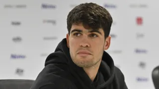 Carlos Alcaraz debió suspender su entrenamiento en Turín