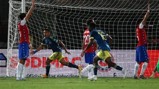 El último antecedente en casa: Falcao le robó la victoria a Chile en la agonía