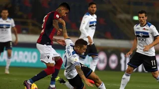 Bologna cayó como local frente Atalanta con Erick Pulgar como titular