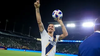 Zlatan Ibrahimovic marcó tres goles en el triunfo de LA Galaxy sobre Orlando Magic
