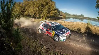 Francisco “Chaleco” López cumplió buena jornada en el WRC de Concepción pese a pinchazo