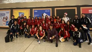 La Roja femenina sub 17 llegó a India para afrontar el Mundial