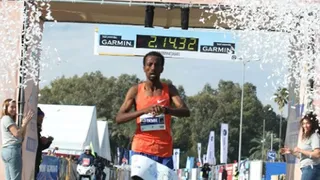 Corredor etíope Getachew Demi ganó el Maratón de Tel Aviv