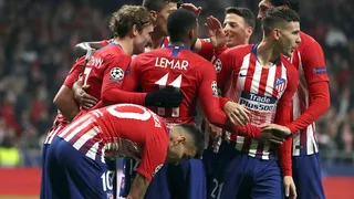 Atlético de Madrid celebró su paso a octavos tras eliminar al Mónaco de Henry