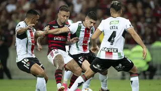 La derrota que sufrió Palestino a manos de Flamengo en el Estadio Maracaná