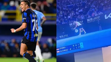 Alexis sigue con atención el partidazo de Alcaraz y Zverev en Australia