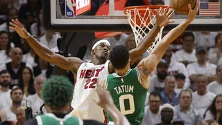 Jayson Tatum le ganó el duelo a Jimmy Butler y evitó la barrida de Miami Heat sobre Boston Celtics