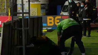 Arquero de Unión La Calera fue amonestado por empujar a pelotero en partido con Coquimbo