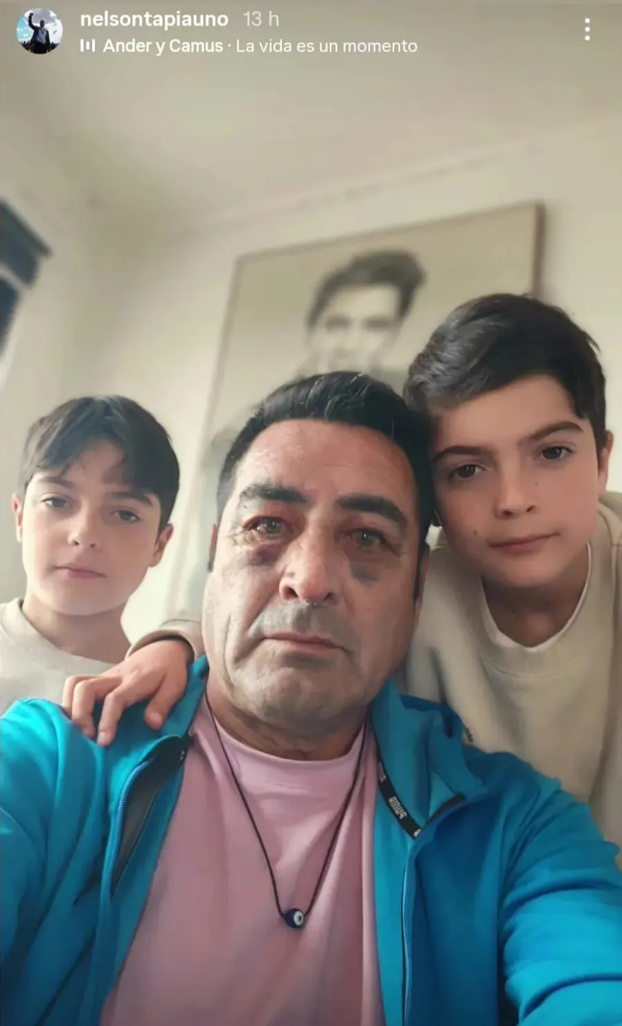 La imagen que compartió Nelson Tapia en sus redes sociales / ©Instagram.