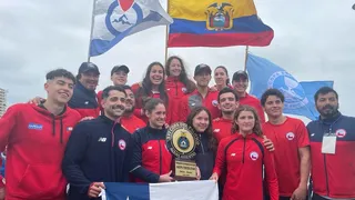 Chile obtuvo el tercer puesto de la Copa Pacífico de aguas abiertas