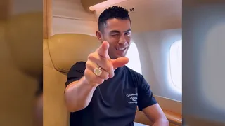 “Nos vemos pronto”: El mensaje de Cristiano Ronaldo en su viaje para incorporarse a Al-Nassr