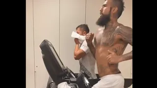 El exigente desafío físico de Arturo Vidal en su casa durante la cuarentena