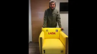 Daniel Morón se sumó con especial sillón de Colo Colo a campaña del CSyD y Todos por el Deporte