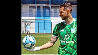 “Querida, encogí al Chelo”: La divertida foto de Racing con Gabriel Arias y Marcelo Díaz