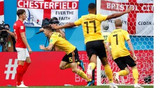 Thomas Meunier abrió la cuenta para Bélgica sobre Inglaterra en el duelo por el tercer puesto