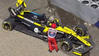 Daniel Ricciardo sufrió fuerte choque en entrenamientos libres de la Fórmula 1