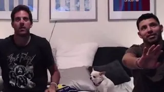 La dispar reacción de Del Potro y el “Kun” Agüero en el gol de Boca a River Plate en el clásico